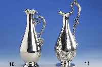Weinkanne, England London um 1840/50, 925er Silber, reine Treubarbeit, Griff in Form eines Drachen, Innenvergoldung, hohe Qual., ca. 670 g, H ca. ...