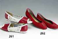 FRATELLI ROSETTI Sandalen, Gr. 40 1/2, rot/weißes Leder, wenig getragen