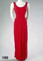 Rotes Ärmelloses Seidenabendkleid, Gr. 38/40, tiefer RÜckenausschnitt, raffinierte TrÄger- haltung, Exclusivanfertigung von ZEEPHA Couture in ...