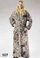 MISSONI-Wollmantel, sogen. Lana-Cotta, Gr. ca. 40, weite Ärmel, seitl. geschlitzt, RÜckenl. ca. 142 cm, Neupreis lt. Einl. ca. DM 4500.-