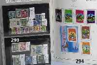 Briefmarken-Sammlung "Olympische Spiele 1980", umfangreiche, postfrische Sammlung mit vielen seltenen geschnittenen Ausgaben auch von ...