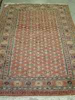 Lahor Pakistan, um 1970, Wolle auf Baumwoll e, ca. 172x124 cm, EHZ 2