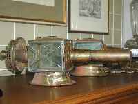 2 Kutschenlampen, Frankreich, um 1900,
