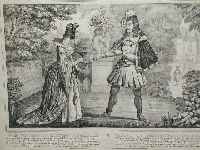 Radierung, Romeo und Julia, um 1830
