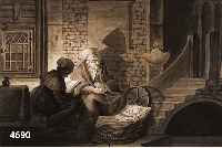 Vegl, Frankfurter Maler, Sephiazeichnung, um 1867