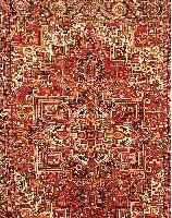 Heriz, Persien, um 1955, Wolle auf Baumwolle, ca. 333 x 269 cm, Ehz 3.Abschluß gekÜrzt
