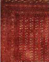 Tekke, Rußland, um 1930, Wolle auf Wolle, ca. 374 x 300 cm, Ehz 2-3(ReinigungsbedÜrftig)