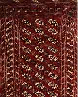 Buchara, Torkmenestan, ca. 30 Jahre, Wolle auf Wolle, ca. 196 x 116 cm, Ehz 1-2