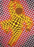 Vasarely, Viktor, 1908-1997, Farbserigraphie, handsigniert, num. 248/275, ca. 70 x 48 cm