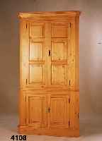 Eckschrank, Zierbelholz, StilmÖbel, im klas- sizistischen Stil von 1900, sehr gute QualitÄt , aufwendige Arbeit, ca. 210x106 cm, Schenkel- tiefe ...