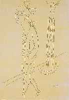 Grosz, Georges, 1893 - 1959, Das MÄdchen auf der Straße, Zeichnung auf dÜnnem Papier, re. u. handsigniert, ca. 36 x 24 cm, PP, u.Gl., R., ...