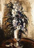 de Vlaminck, Maurice, 1876 - 1958, Bouquet de Fleurs, Farblithographie, li. u. handsigniert, ca. 55 x 38 cm, PP