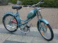 Miele, Sachs 50; um 1960; Zweitakt Sachs-Motor , neu gelackt, Betriebserlaubnis fehlt, Kilometerstand 7.100 km, restauriert, Alters- spuren, Funktion ...