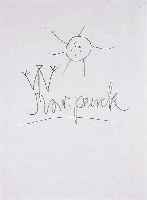 Penck, A.R., geb. 1939, Bleistiftzeichnung, handsigniert, ca. 23.5 x 16 cm