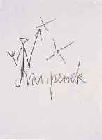 Penck, A.R., geb. 1939, Bleistiftzeichnung, handsigniert, ca. 23.5 x 16 cm