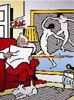 Lichtenstein, Roy, 1923-1998, Tin Tin, Farbsiebdruck, handsigniert, ca. 73 x 60 cm