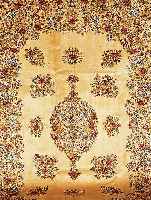 Lawar, Persien, um 1940, Wolle auf Baumwolle, ca. 356 x 269 cm, Ehz 3-4
