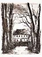 de Vlaminck, Maurice de, 1876 - 1958, Bois, Lithographie aus Mont Cinere, hand- signiert, Auflage 80 Exempl., ca. 16 x 13 cm, PP, WVZ Nr. 243