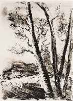 de Vlaminck, Maurice de, 1876 - 1958, Le Maison, Lithographie aus Mont Cinere, hand- signiert, Auflage 80 Exempl., ca. 16 x 13 cm, PP, WVZ Nr. 241