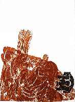 Grieshaber, HAP, 1909 - 1981, Holzschnitt aus: GesprÄche unter dem Baum, von 1968, handsigniert, Auflage 100 Exempl., ca. 47 x 37 cm