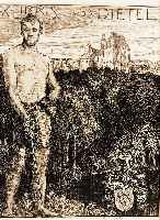 Klinger, Max, 1857 - 1920, Radierung von 1915, handsigniert und dat., ca. 15 x 11 cm