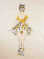 Behrendt-Corinth, Charlotte, 1880 - 1967 New York, Ehefrau des Lovis Corinth, Ballerina, Farblithographie, handsigniert, ca. 63 x 46 cm