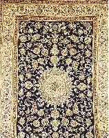 Nain, Persien, ca. 10 Jahre, Flor Wolle mit Seide, ca. 353 x 240 cm, Ehz 1-2