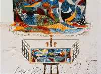 Hockney, David, geb. 1937, Farbfotografie, handsigniert, rÜckseitig gestempelt: Museen der Stadt KÖln, Museum Ludwig, ca. 17.5 x 20.5 cm