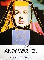 Warhol, Andy, 1928 - 1987, Plakat zur Ausstellung Galerie BÖrjeson MalmÖ 1983, Farboffset, PortrÄt der Ingrid Bergman, handsigniert, ca. 100 x ...