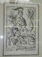 Marc Chagall, Holzschnitt, Couple de Paysans au Viclon, signiert und nummeriert 11/35, vorbehaltlich der Echtheit