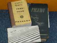 Packard, Parst and Prices, Masterbook, 1953; dazu: Service Manual 1946-1950, Packard; sowie : Dodge Trucks Models 100-400, Operating Instructions