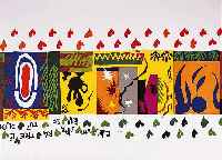 Matisse, Henri, 1869 - 1954, Les Mille et un nuits, Farblithographie von 1950, ca. 42 x 89 cm