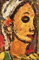 Rouault, Georges, 1871 - 1958, zwei Por- trÄts, Farbserigraphien (Pochoirs) aus: Etoile Filante, D. Jacomet Paris 1969, je ca. 27.5 x 17 cm, PP