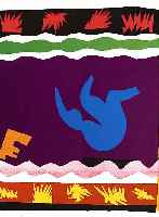 Matisse, Henri, 1869 - 1954, drei Farbsiebdrucke aus: Jazz, Ed. George Braziller New York 1983, je ca. 38 x 30 cm, PP