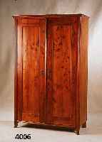 Schrank, deutsch, um 1890, LÄrche massiv, zweitÜrig, mit Innenschublade, leichte Alters- und Gebrauchsspuren, ca. 179x114x52 cm, ohne SchlÜssel