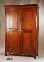 Schrank, deutsch, um 1850, Eiche massiv, zweitÜrig, zerlegbar, in allen Teilen original , leichte Alters- und Gebrauchsspuren, ca. 193 x133x56 cm, ...