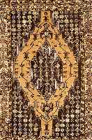 Mazlaghan, Persien, ca. 60 Jahre, Wolle auf Baumwolle, ca. 194 x 134 cm, Ehz 3-4