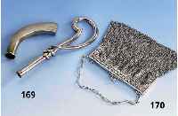 Konvolut 2 Stockgriffe, Silber, 1 x deutsch um 1900, Jugendstil, in der Lit. Ähnlich abgebildet, wohl Forster, L. ca. 18 cm, 1 x sÜddeutsch um ...