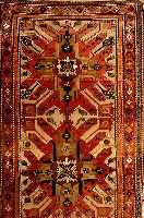 Adler Kazak, Rußland, um 1905, Wolle auf Wolle, ca. 205 x 128 cm, Ehz 2-3