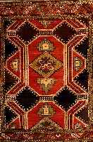 Karabagh, Rußland, um 1940, Wolle auf Baumwolle, ca. 150 x 145 cm, Ehz 2