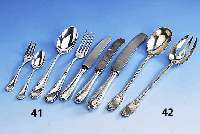 2-teil. Salatvorlegebesteck, EMILE PUIFORCAT, Frankreich um 1890/1900, 950er Silber, archaischer Dekor mit Lorbeerkranz und PhÖnix- motiv, ...