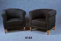 Paar ArtDeco-Sessel, Frankreich, um 1920, neu gepolstert, mit schwarzem Stoff, hochwer- tig, neu bezogen, schÖnes elegants MÖbel aus der Zeit, ...