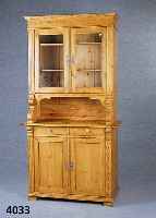 AufsatzkÜchenmÖbel, deutsch, um 1900, Kiefer , Zierbelkiefer, 2 EinlegebÖden, BeschlÄge aus der Zeit, Reste alten Wurmbefalls, FÜße ...