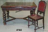 Ausziehtisch, deutsch, um 1900/10, Korpus Weichholz, Eiche massiv, Auszieh- und Auf- klappmechanismus intakt, Ausziehvorrichtung mit StÜtzbeinen, ...