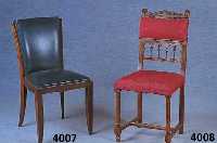 4 StÜhle, Frankreich, um 1880, Eiche massiv, Eklektizistisch, reiche Drechselarbeit, Schnitzereien aus dem Vollholz, Nagelverzier- ung, BezÜge ...