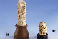 Elfenbeinskulptur "Putto", deutsch/Österreich um 1900, reiner Jugendstil, vollplast. Darstellung, hervorragende Ausarbeitung der ...