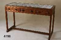 Sideboard, deutsch, um 1900/10, Gestell Eiche massiv, Eichefurnier, im FlÄmischen Barockstil, mit eingelegten Ostfriesischen Kacheln um 1760/70, ...