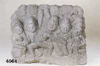 Wandrelief, wohl Indonesien/Bali, Darstel- lung von Liebesszene, nach Vorbild des 12./13. Jahrhunderts, Sandstein, aus vollem Stein gemeiselt, ca. ...