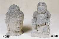 TempelwÄchter, Indonesien, vollplastisch, GlÜcksbringer, aus Stein gehauen, dekorativ, ca. 58x30x27 cm