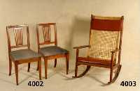 4 BiedermeierstÜhle, mitteldeutsch, um 1830/40 , Buche massiv, einfache elegante Form, RÜcken Mittelteil 4-fach durchbrochen, 1x ersetzt, ...